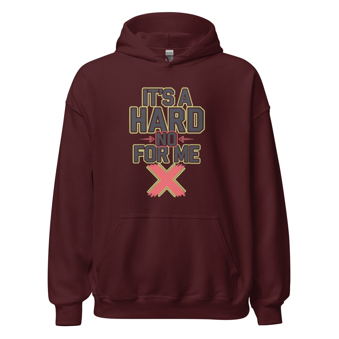 Hard No Hoodie - Edukated Threads