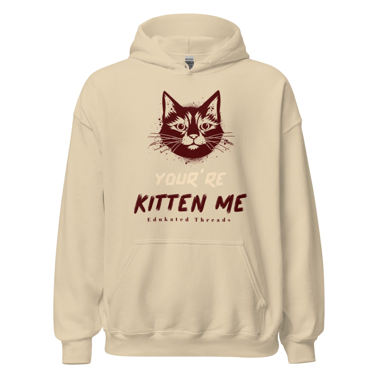 Kitten Hoodie - Edukated Threads