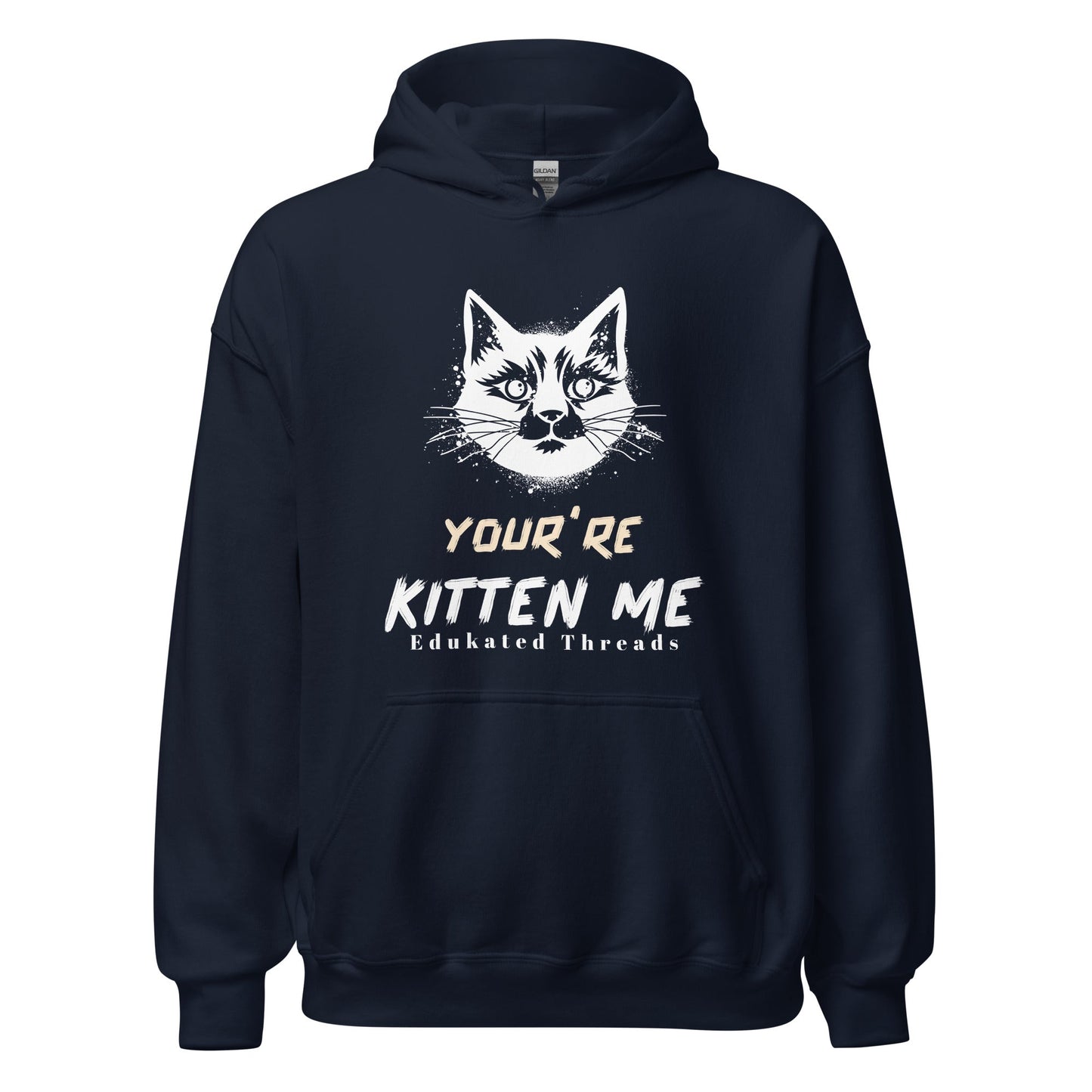 Kitten Hoodie - Edukated Threads