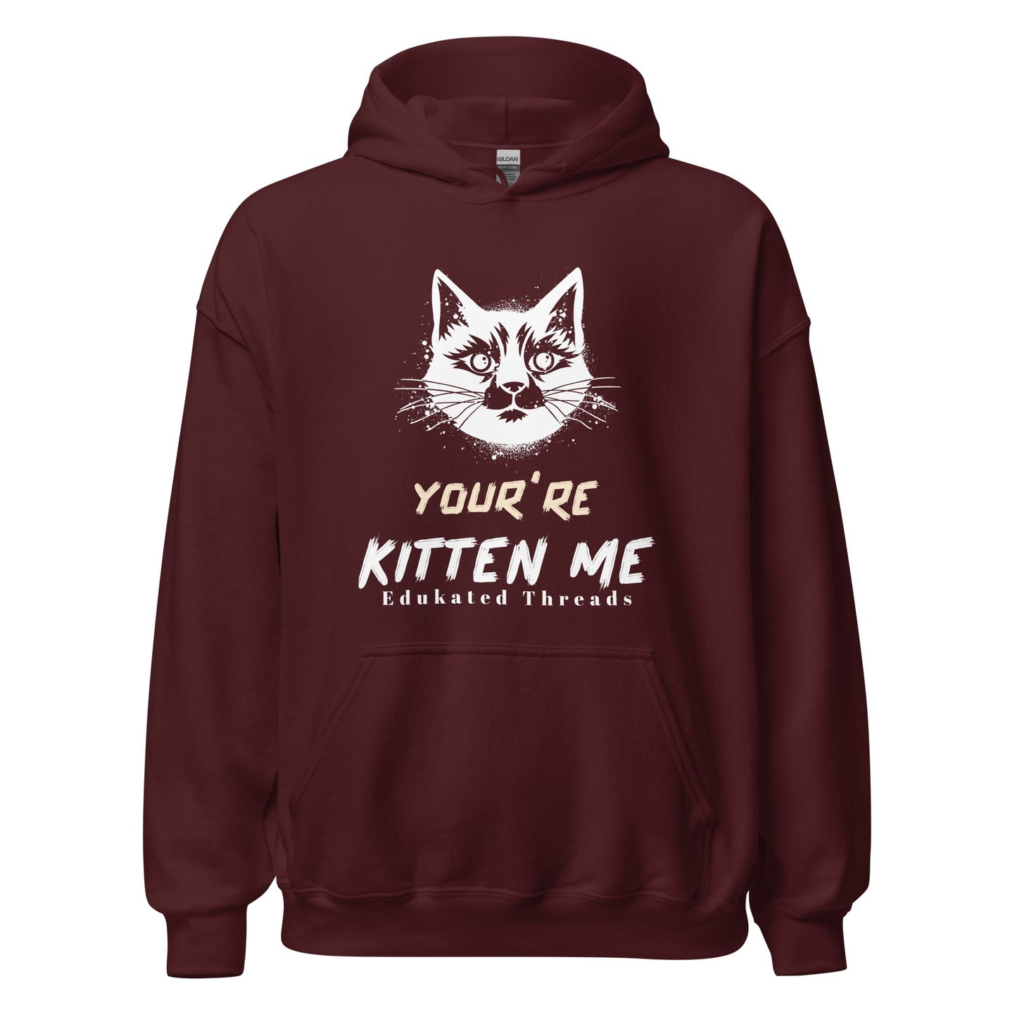 Kitten Hoodie - Edukated Threads