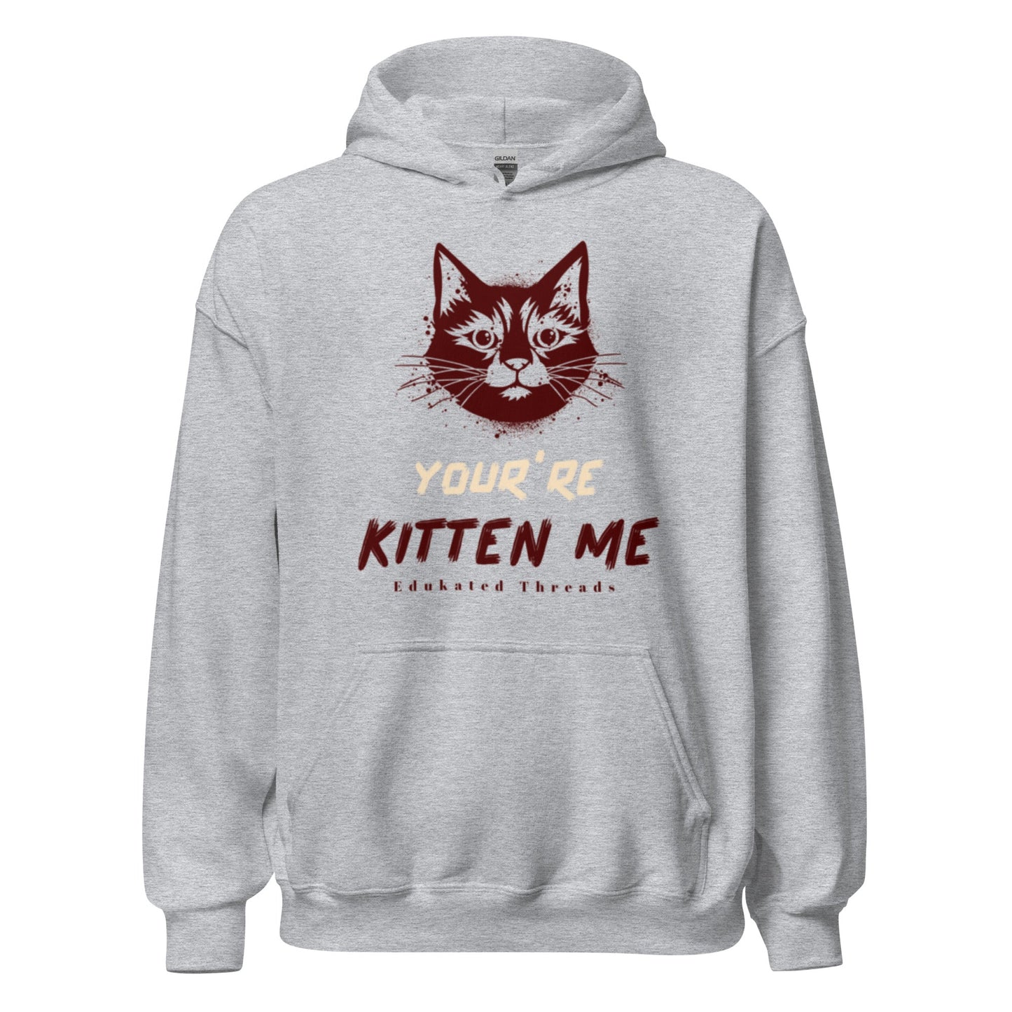 Kitten Hoodie - Edukated Threads
