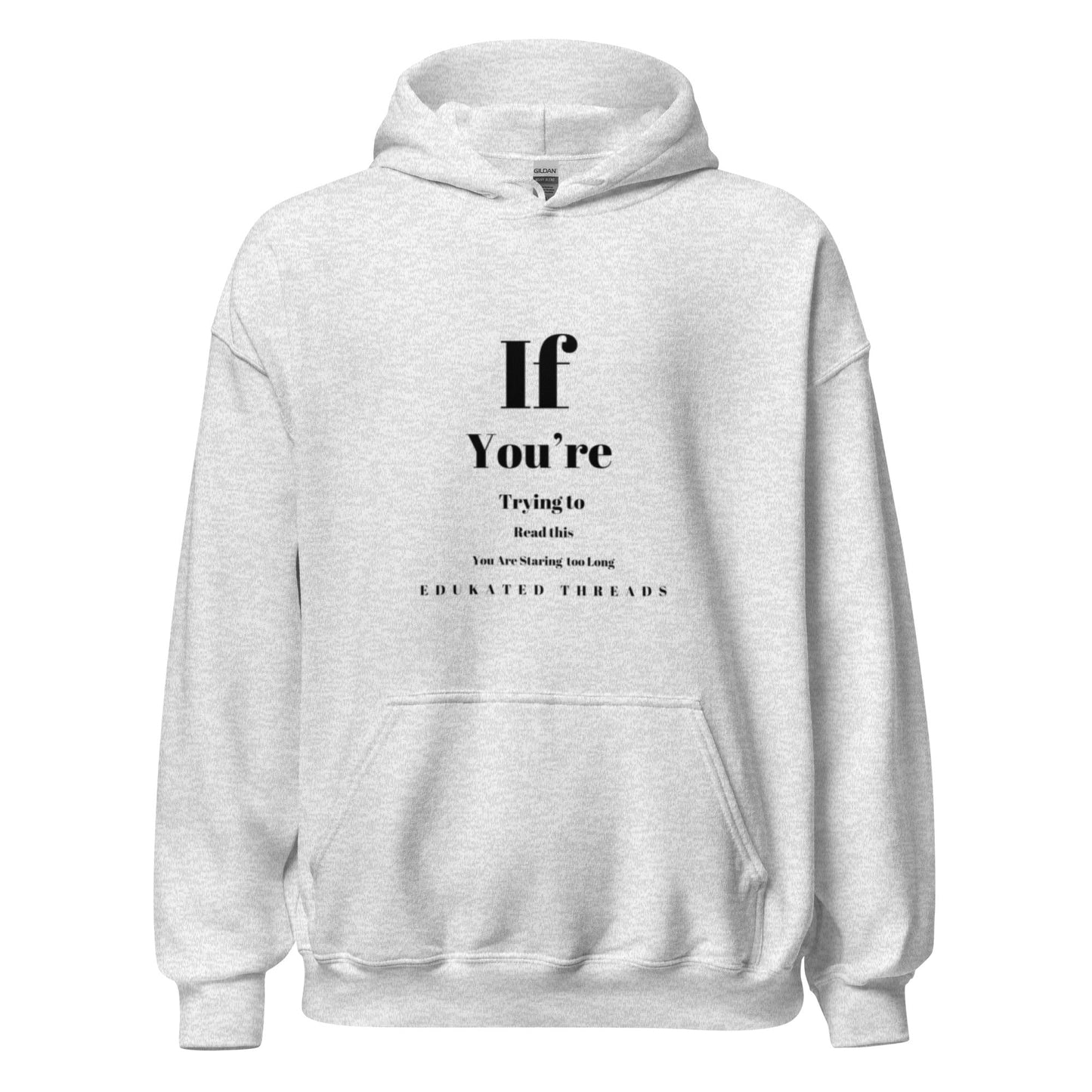 Look Away Hoodie - Edukated Threads