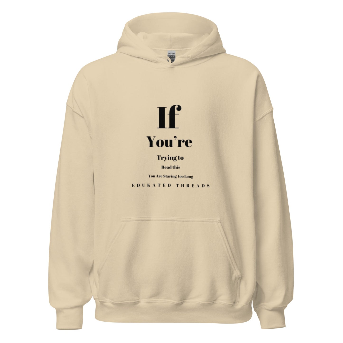 Look Away Hoodie - Edukated Threads