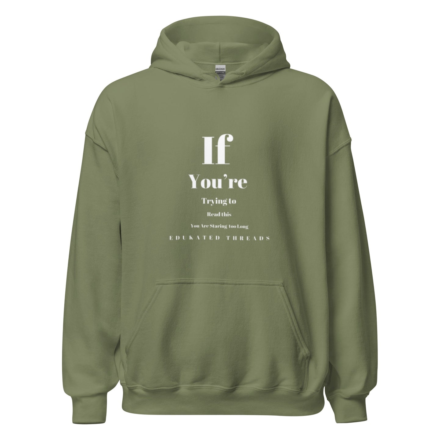 Look Away Hoodie - Edukated Threads