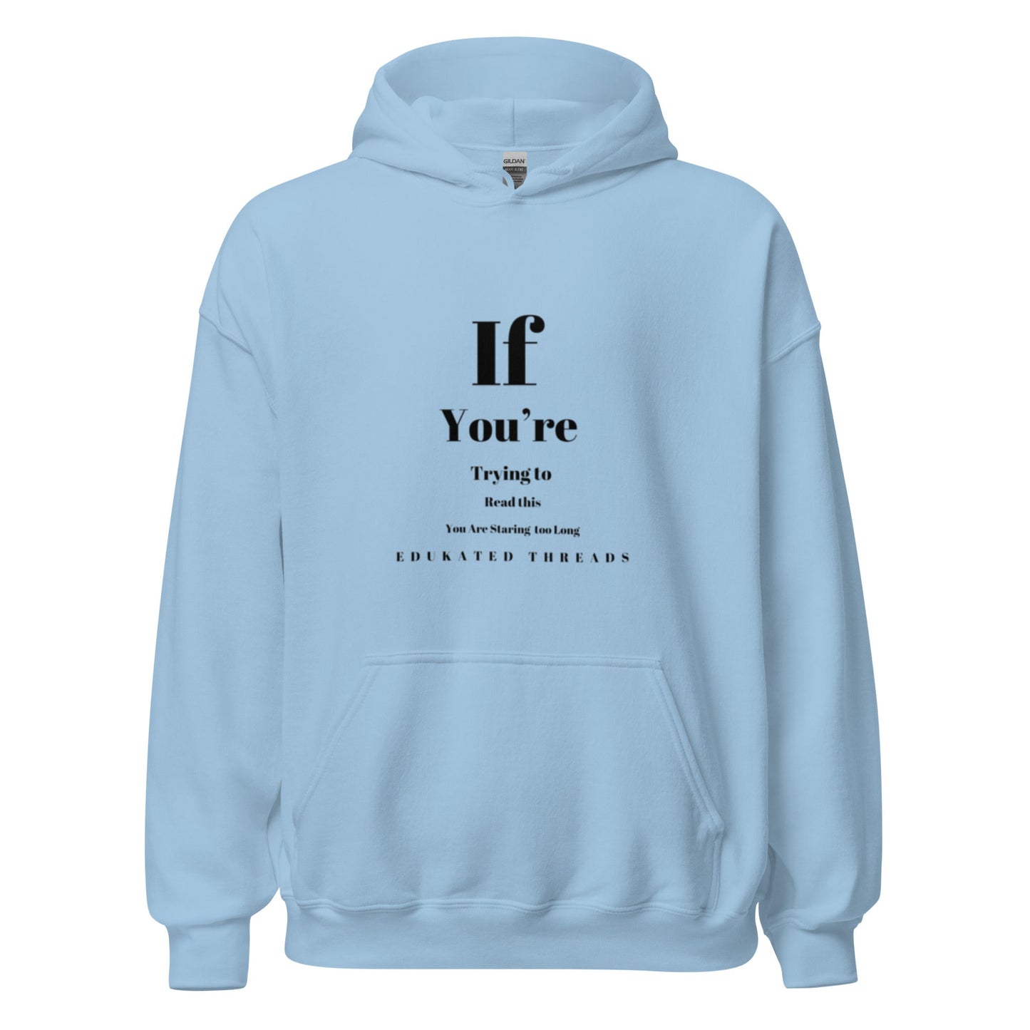 Look Away Hoodie - Edukated Threads
