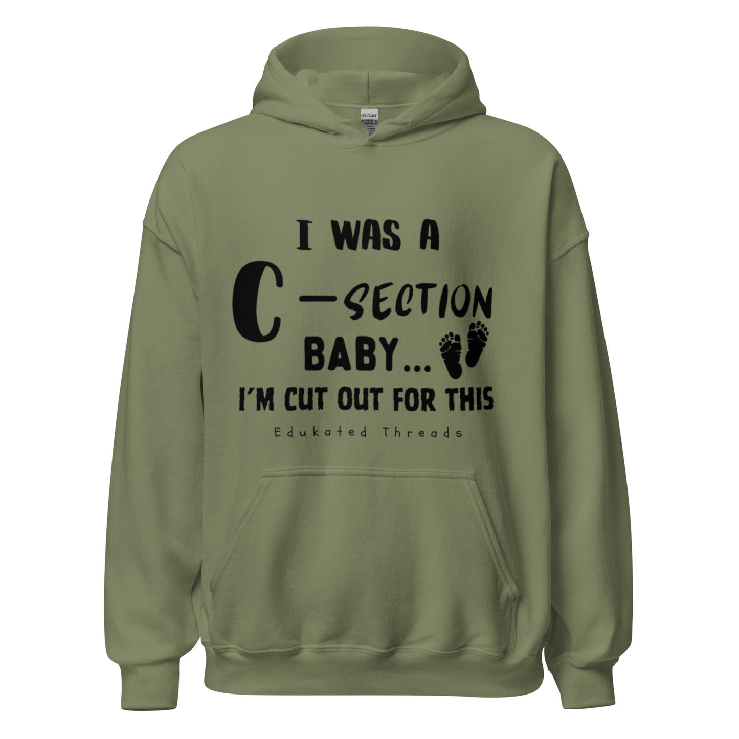 C - Section Hoodie - Edukated Threads