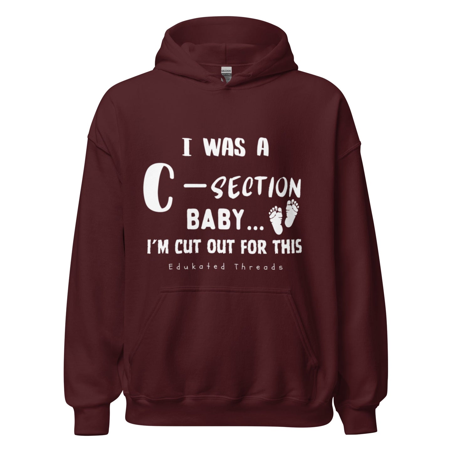 C - Section Hoodie - Edukated Threads