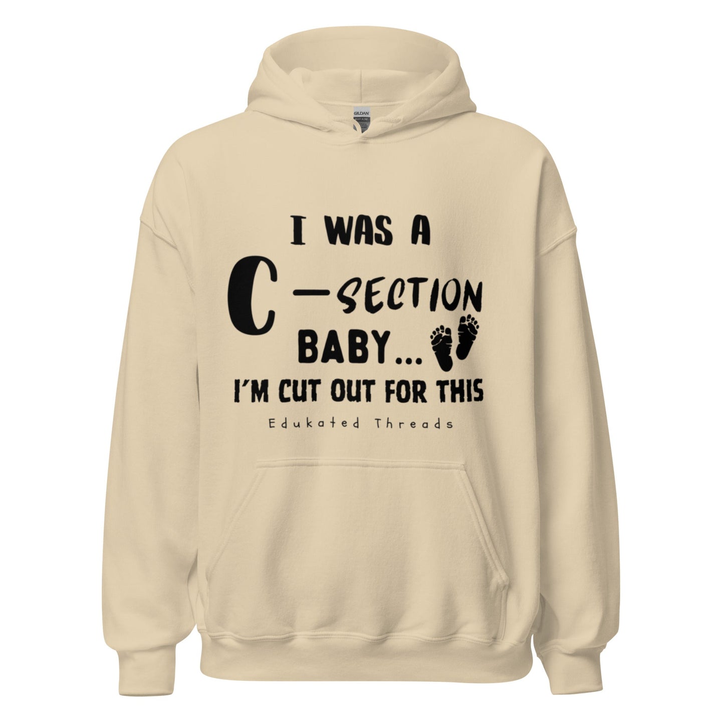 C - Section Hoodie - Edukated Threads