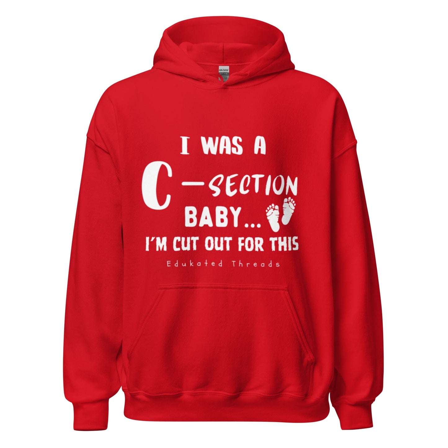 C - Section Hoodie - Edukated Threads