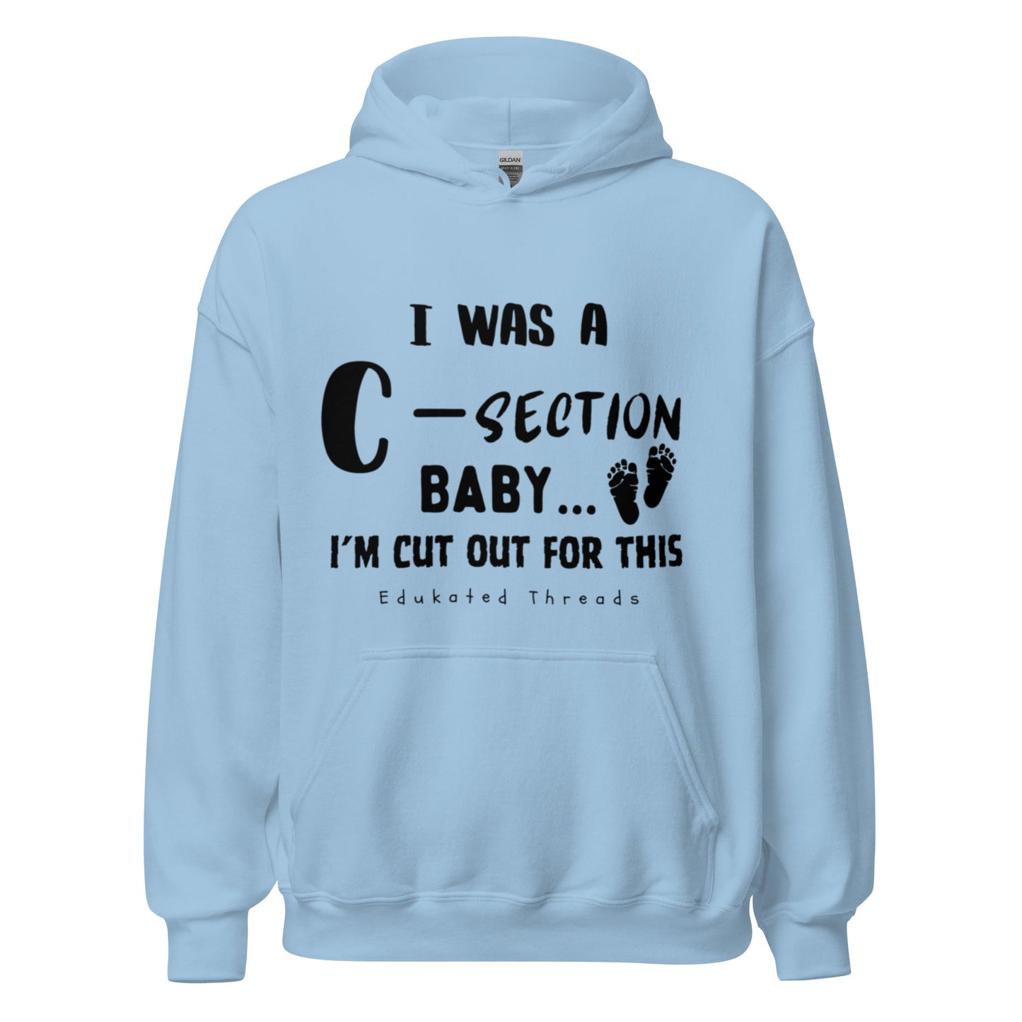 C - Section Hoodie - Edukated Threads