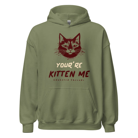 Kitten Hoodie - Edukated Threads