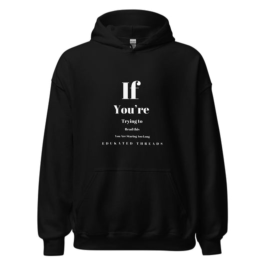 Look Away Hoodie - Edukated Threads