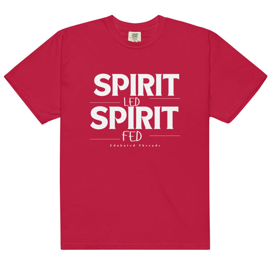 Spirit Led heavyweight t-shirt - Edukated Threads